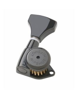 HIPSHOT GRIP-LOCK OPEN GUITAR TUNING MACHINE BLACK LEFT (1 PCE)