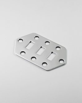 JAGUAR LOWER SWITCH PLATE CHROME