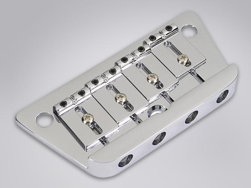DANELECTRO BASS BRIDGE CHROME 4 PONTETS REGLABLE Custom Shop