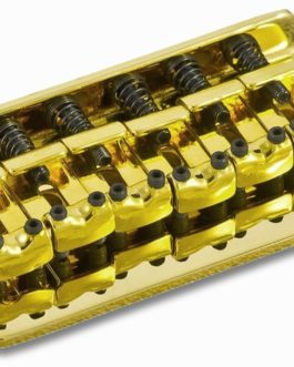 CHEVALET STRAT STEEL SADDLES (THROUGH) E-E 54mm GOLD