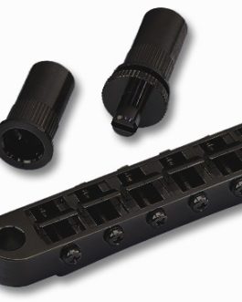 GOTOH® GE103B-T TUNE-O-MATIC BRIDGE 6mm METRIC POSTS BLACK