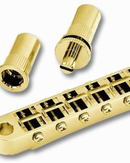 GOTOH® GE103B-T TUNE-O-MATIC BRIDGE 6mm METRIC POSTS COSMO GOLD