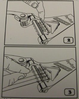 VIBRAMATE SPOILER (EASY STRINGS LOADING ON BIGSBY) STAINLESS STEEL