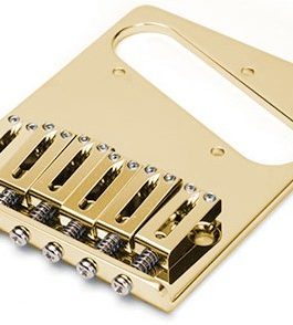 TELE GOTOH BRIDGE 10.8mm BRASS SADDLES GOLD