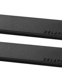 DELANO SOAPSTICK 4 STRINGS TWIN COIL IN LINE HUMB NO HOLE COVER (SET) <<