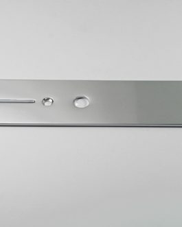 TELE CONTROL PLATE CHROME  (HOLES 8.1mm)