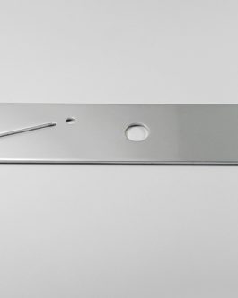 TELE CONTROL PLATE WITH SLANTED SWITCH SLOT CHROME