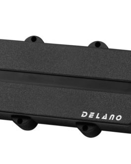 DELANO J. BASS 4 STRINGS DOUBLE SPLIT COIL HUMB COVER BK NO HOLE >>