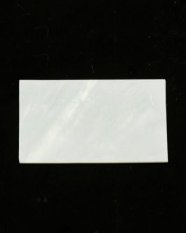 WHITE PEARL 50x30x1mm (1PCE)