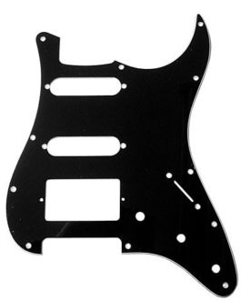 PICKGUARD FOR STRAT® HSS 11 HOLES 3-PLY BLACK