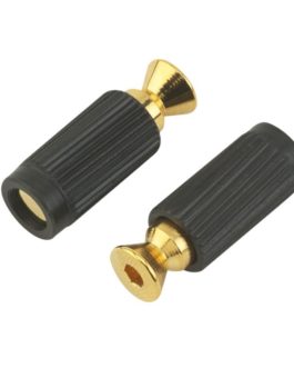 FLOYD ROSE ORIGINAL BRIDGE MOUNTING STUDS AND INSERTS GOLD (2 PCS)