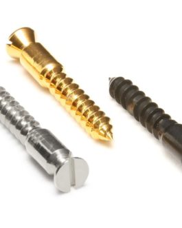 FLOYD ROSE ORIGINAL BRIDGE MOUNTING WOOD SCREWS CHROME (2 PCS)