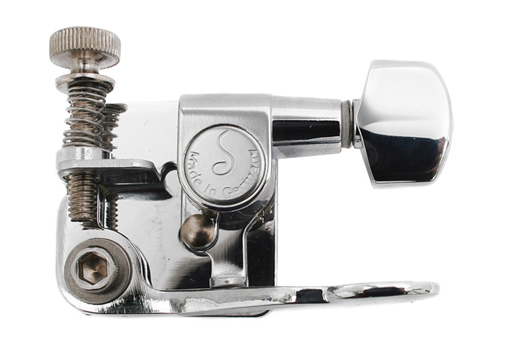 HIPSHOT GUITAR XTENDER 6X1 SCHALLER® M6 MINI STYLE CHROME Custom Shop