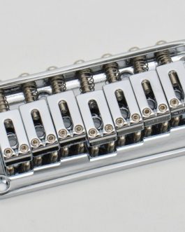 *7 STRINGS HARDTAIL BRIDGE (THROUGH) CHROME