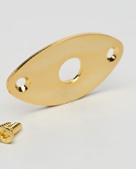 GOTOH® JCB-2 CATS EYE JACK PLATE WITH SCREWS GOLD
