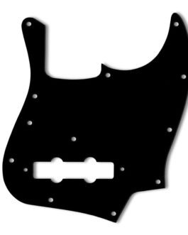 JAZZ BASS VINTAGE PICKGUARD BLACK 3 PLY .090″