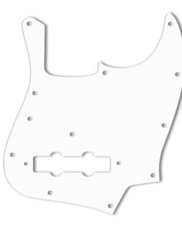 JAZZ BASS VINTAGE PICKGUARD WHITE 3 PLY .090″