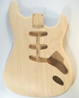 HOSCO® STRAT® BODY ALDER 3pcs NO TREMOLO ROUTING SANDED UNFINISHED