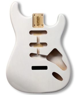 *STRAT ALDER SEE THROUGH WHITE (ALLPARTS)