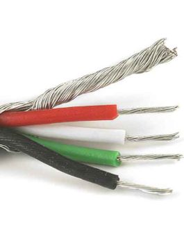 4 FILS+MASSE (7.40 M)/ 4 CONDUCTOR WIRE (25′)