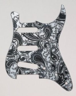 SSS BLACK AND SILVER PAISLEY 11 H .100″