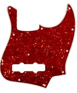 JAZZ BASS VINTAGE RED TORTOISE 3 PLY ALLPARTS
