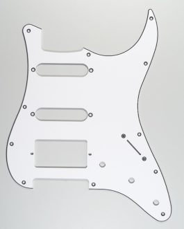 PICKGUARD FOR STRAT® HSS 11 HOLES 3-PLY WHITE