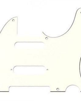 TELE CUT FOR STRAT IN MIDDLE PARCHMENT 3-PLY 8 H .090″
