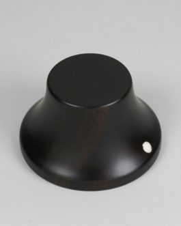 BELL KNOB EBONY PUSH-ON (2)