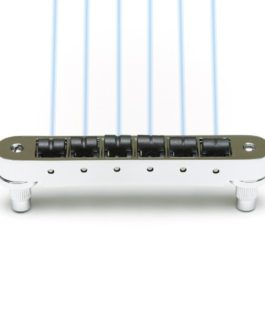 GHOST LOADED RESOMAX NV 4mm TUNE-O-MATIC BRIDGE CHROME