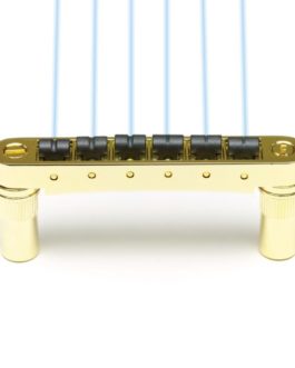 GHOST LOADED RESOMAX NV 6mm TUNE-O-MATIC BRIDGE GOLD