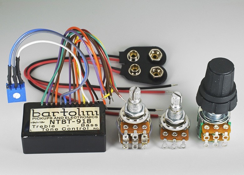 Bartolini Active Preamp Ntbtg (VolTreblBassBal) Custom Shop
