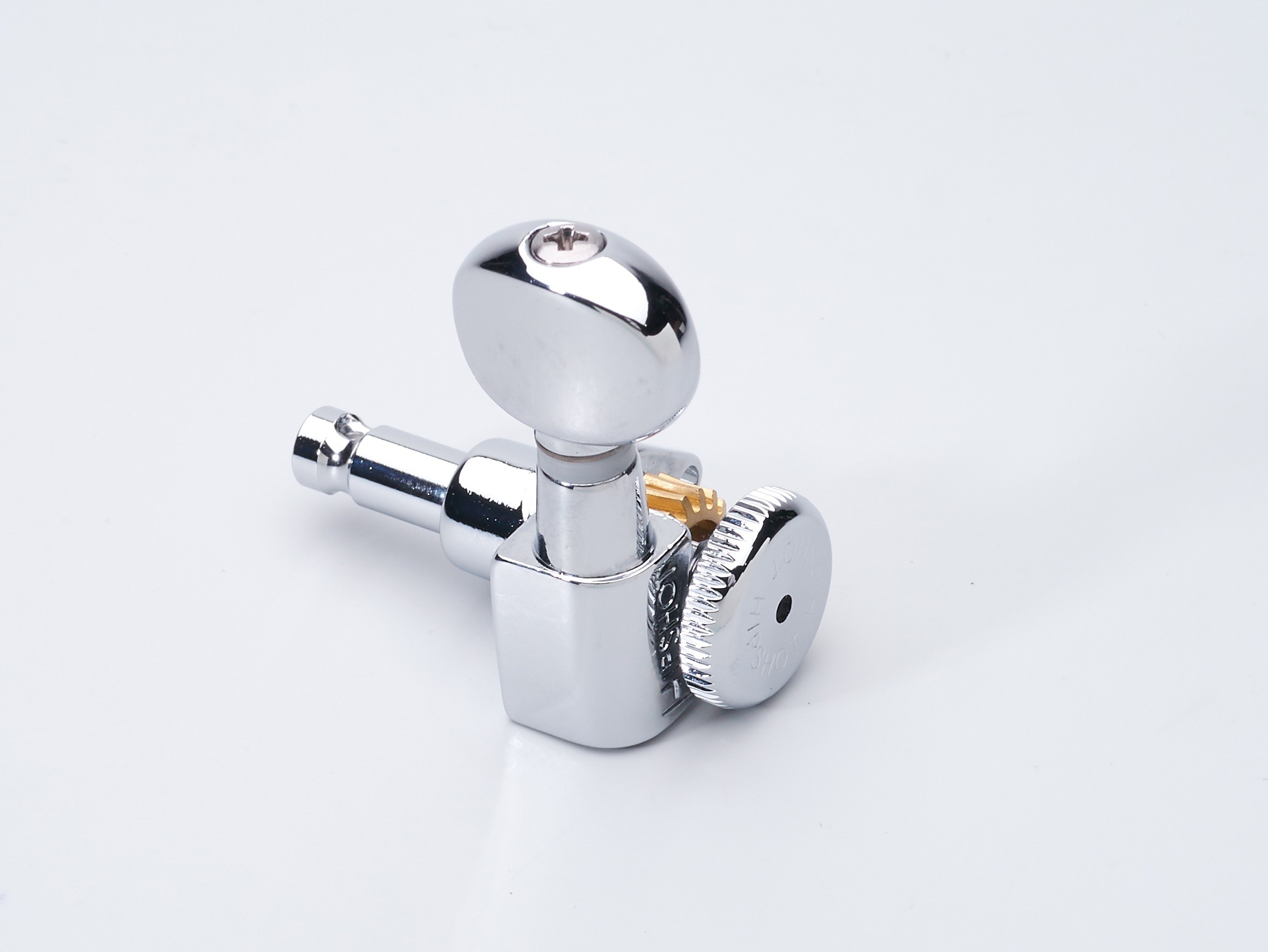 HIPSHOT GUITAR TUNER UPGRADE KIT 6X1 10mm POST HOLE OPEN GRIPLOCK CHR