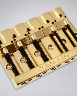 *5-STRING OMEGA BASS BRIDGE GOLD