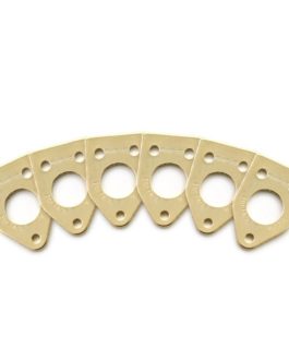RATIO INVISOMATCH PLATES 90ﾰ SCREW HOLE GOLD (6 PCS)