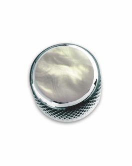 Q-PART DOME CHROME ACRYLIC WHITE PEARL