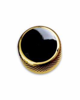 Q-PART DOME GOLD ACRYLIC BLACK