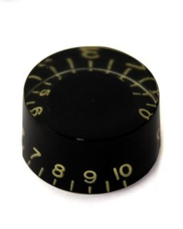SPEED KNOBS WITH EMBOSSED NUMBERS FOR US POTS (24 SPLINES) AGED BLACK (2pcs)