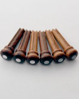 SNAKEWOOD BRIDGE PINS 5.1mm WITH MOP DOT (SET OF 6)