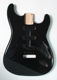 STRAT ALDER BLACK 6 VIS