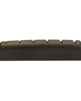 BLACK TUSQ XL NUT GIBSON® STYLE SLOTTED 43.8×4.6×10.4 E-e=35.8