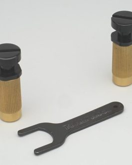 TONEPROS LOCKING STUDS SMALL CAPS METRIC BLACK + TOOL