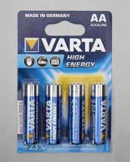 VARTA SET 4 PILES  LONG LIFE ALKALINE 1.5 VOLTS TYPE LR6