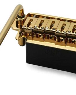 GOTOH® 510T-FE1 TREMOLO 2 STUDS TYPE 10.8mm STEEL SADDLES WITH FST BLOCK GOLD