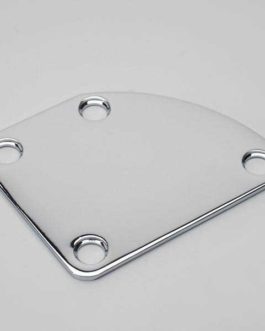 Plaque Fixation Manche Neck Plate + 4 vis chrome