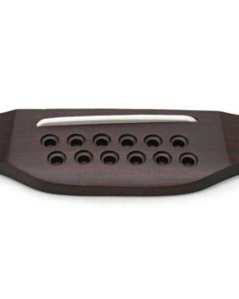 CHEVALET FOLK ROSEWOOD12 CORDES VERNIS AVEC SILLET ALLPARTS (155x43mm)