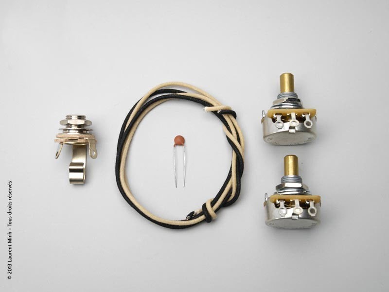 P. BASS WIRING KIT (CTS, SWITCHCRAFT, ETC) Custom Shop
