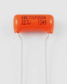 CAPACITORS SPRAGUE “ORANGE DROP” .022mfd 200 VOLTS  (3)