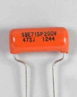 CAPACITORS SPRAGUE “ORANGE DROP” .047mfd 200 VOLTS (3PCS)