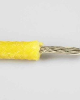 GAVITT FIL DE CABLAGE TISSU 22AWG JAUNE/ 22AWG VINTAGE CLOTH WIRE YELLOW (7.62M)